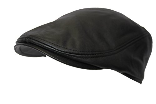 Smart Range Gorra de hiedra de cuero para hombre, Negro, Taille unique