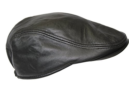 Smart Range Gorra de hiedra de cuero para hombre, Negro, Taille unique