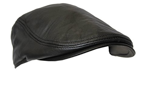 Smart Range Gorra de hiedra de cuero para hombre, Negro, Taille unique