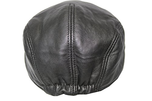 Smart Range Gorra de hiedra de cuero para hombre, Negro, Taille unique