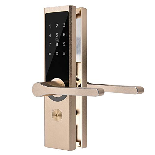 Smart WiFi BT Lock, cerradura inteligente bluetooth Cerradura de puerta inteligente remota, Cerrojo electrónico inteligente Tarjeta MI/contraseña/APP/llave mecánica