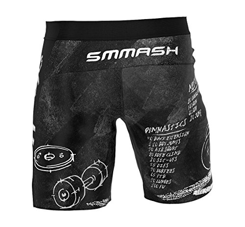 SMMASH WOD BORAD Pantalones cortos para hombres para entrenamiento cruzado (L)