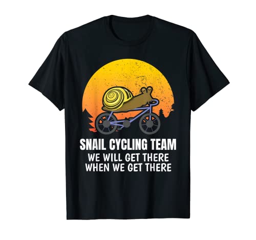 Snail Cycling Team bicicleta Ciclismo Regalo Caracoles Camiseta