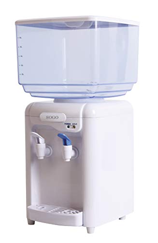 Sogo DIS-SS-12010W - Dispensador de agua fría con depósito de 7 Litros Incluido, 65W