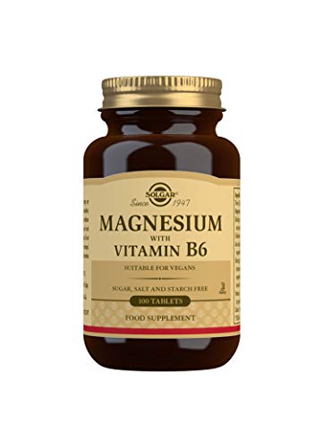 Solgar Magnesio com Vitamina B6-100 Comprimidos