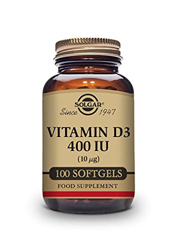 Solgar Vitamina D3 400 UI (10 μg) - 100 cápsulas blandas