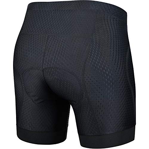 Souke Sports Pantalon Corto Ciclismo Mujer 4D Acolchado, Pantalones Corto Bicicleta Mujer, Pantalones Cortos De Ciclism Transpirables Antideslizante