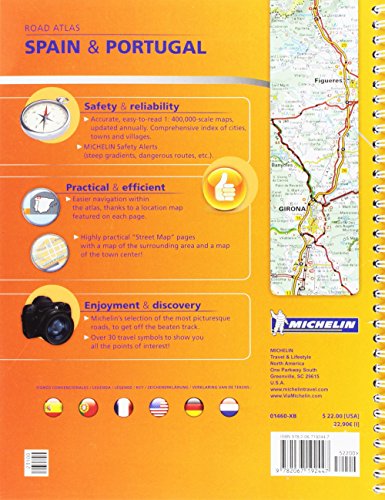 Spain & Portugal. Road atlas 1:400.000 (Michelin Road Atlas) [Idioma Inglés]