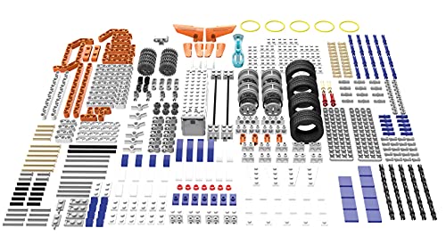 SPC Apitor SuperBot, robot educativo STEAM, 18 robots prediseñados y más de 400 piezas para crear construcciones propias, control remoto mediante app, compatibilidad con resto de plataformas