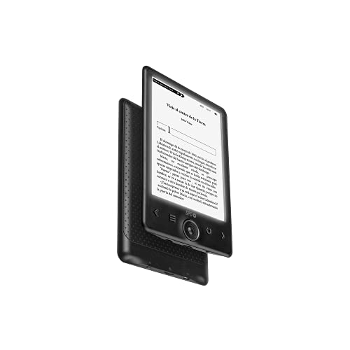 SPC Dickens Light 2 Libro electrónico con Pantalla retroiluminada y luz con 6 Niveles de Intensidad, Teclas Frontales, posición Vertical y Horizontal, un Mes de autonomía, Negro