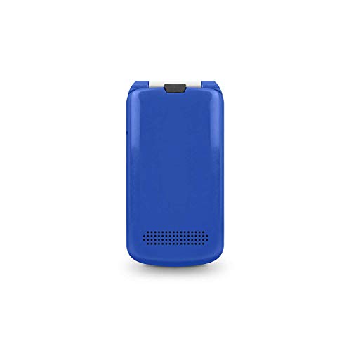 SPC Epic - Teléfono móvil (Números y letras grandes, Agenda hasta 300 contactos, cámara, radio, alarma y multi-idioma) – Color Azul