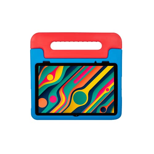 SPC Gummer Case 2: Funda de Tablet de Goma EVA con asa Plegable con función Soporte para SPC Gravity Ultimate y para Segunda generación de Tablets SPC Gravity