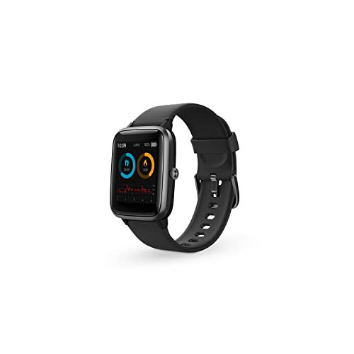 SPC Smartee Vita - Smartwatch Waterproof 5ATM, monitoriza hasta 11 Deportes, autonomía de hasta 12 días. Color Negro