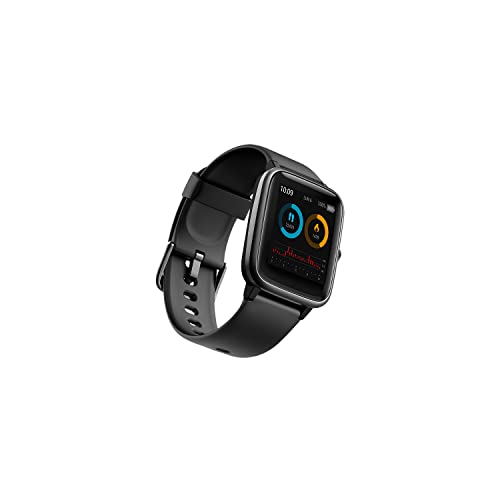 SPC Smartee Vita - Smartwatch Waterproof 5ATM, monitoriza hasta 11 Deportes, autonomía de hasta 12 días. Color Negro