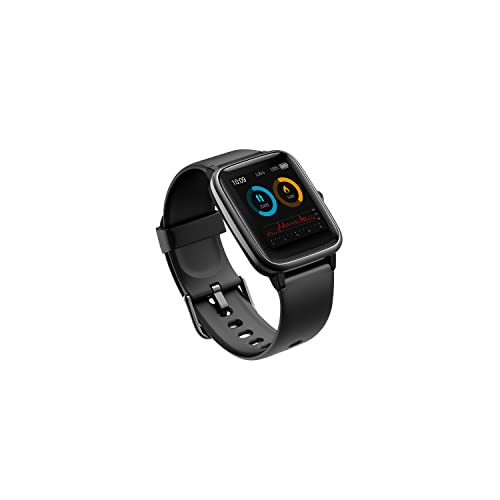 SPC Smartee Vita - Smartwatch Waterproof 5ATM, monitoriza hasta 11 Deportes, autonomía de hasta 12 días. Color Negro