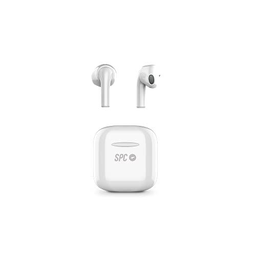 SPC Zion Pro – Auriculares True Wireless con Sonido Cuerpo supercompacto con Manos Libres, Control táctil, Asistente de Voz y Resistente al Agua