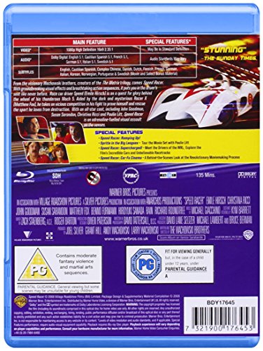 Speed Racer [Reino Unido] [Blu-ray]