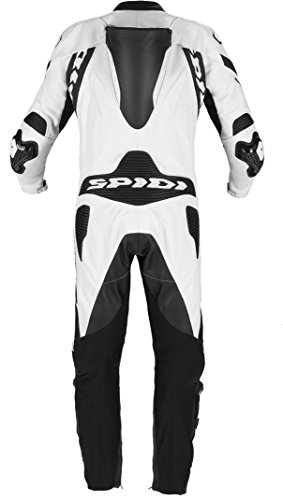 Spidi Warrior 2 Wind Pro - Mono de moto de una pieza, 50 negro/blanco