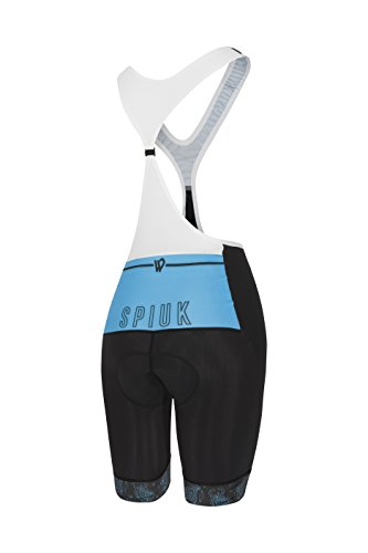 Spiuk Performance Culote Corto, Mujer, Negro/Azul, L