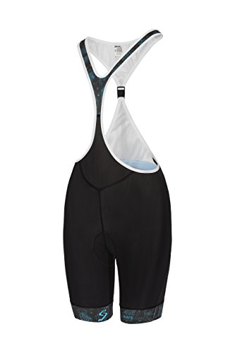 Spiuk Performance Culote Corto, Mujer, Negro/Azul, L