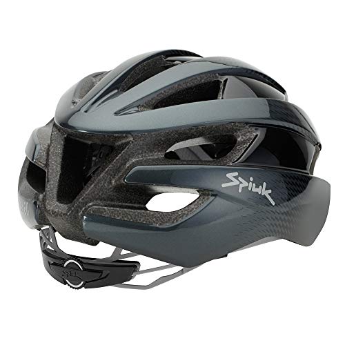 Spiuk Sportline Casco Eleo, Adultos Unisex, Negro/Antracita, (M-L) 53-61