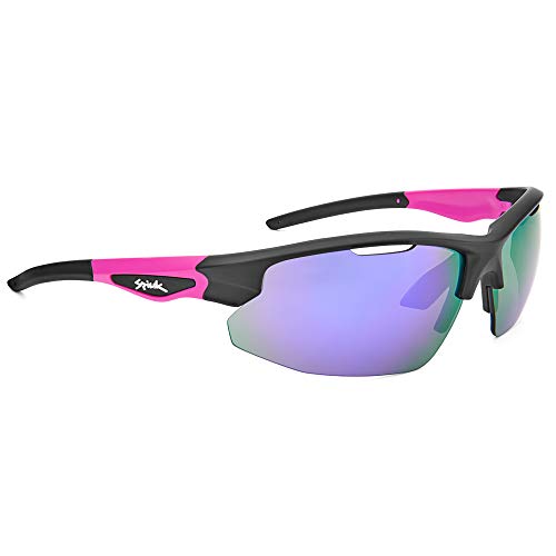 Spiuk Sportline Gafas Ciclismo Rimma, Adultos Unisex, Negro/Fucsia, Unico