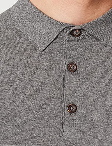 Springfield Polo Block TORZA Suéter, Gris Medio, L para Hombre