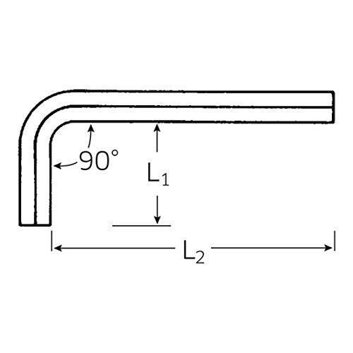 Stahlwille 10760 ACV 11/32 - Llave Allen Cromadoo Van