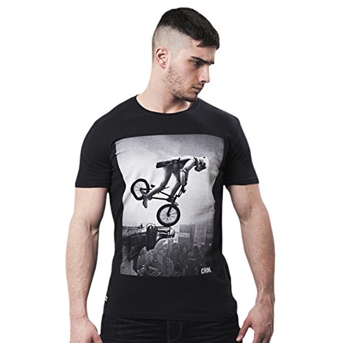 Star Wars - camiseta de Soldado de Asalto en bicicleta - algodón - negra - M