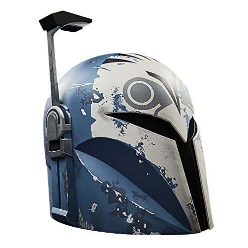 Star Wars The Black Series - Bo-Katan Kryze - Casco electrónico Premium - Star Wars: The Mandalorian - Artículo de colección para Juego de rol - Edad: 14+