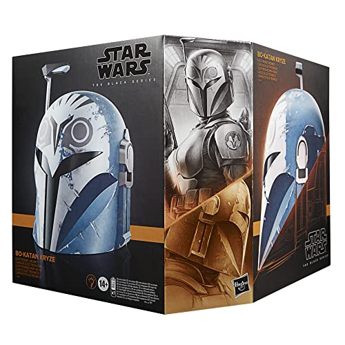 Star Wars The Black Series - Bo-Katan Kryze - Casco electrónico Premium - Star Wars: The Mandalorian - Artículo de colección para Juego de rol - Edad: 14+