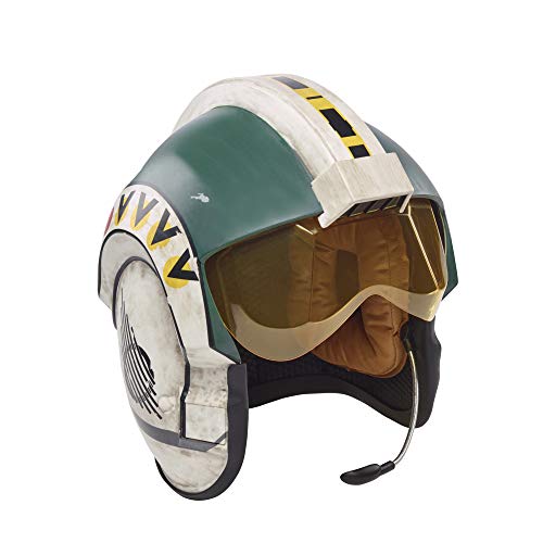 Star Wars The Black Series - Wedge Antilles - Casco simulador de Combate - Artículo Premium de colección para Juego de rol - tamaño Real