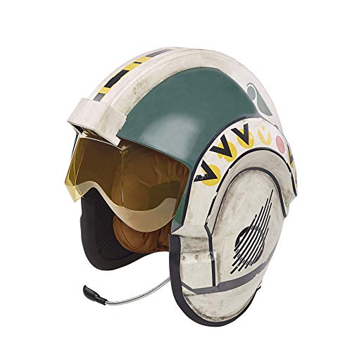 Star Wars The Black Series - Wedge Antilles - Casco simulador de Combate - Artículo Premium de colección para Juego de rol - tamaño Real