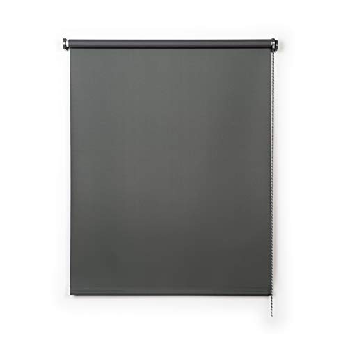 STORESDECO - Estor Enrollable Opaco, Estor Blackout, Persiana Opaca para Ventanas y Puertas | Color Gris Verde, 60 cm x 180 cm