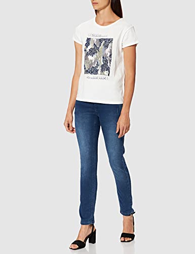 Street One 316797 Camiseta, Blanco Crudo, 40 para Mujer