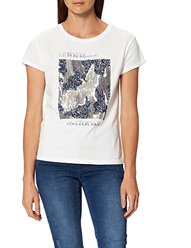 Street One 316797 Camiseta, Blanco Crudo, 40 para Mujer