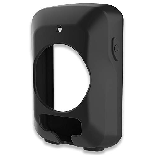 subtel® Tapa Trasera Compatible con Garmin Edge 820 / Edge Explore 820 Silicone Funda Protectora Case Cover Etui Sleeve Negro