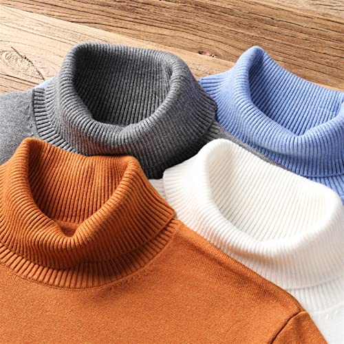 Suéter de los Hombres Otoño Invierno Hombre cálido Tortuga suéter Moda cómodo Jersey suéter Grueso Jerseys de Hombre (Color : I9, Size : XL)