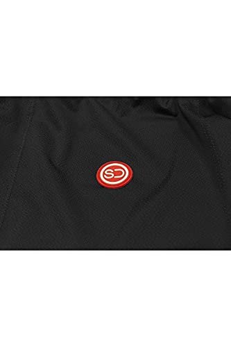 SUNDRIED Kit Ciclo de Ciclo de la Bici Jersey de Bici del Camino Cima de la montaña de los Hombres (Rojo, XS)