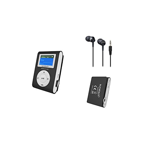 Sunstech DEDALOIII - Reproductor MP3 de 1.1'', 4 GB, color negro