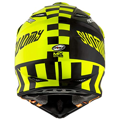 Suomy Casco MX Speed Full Gas, Amarillo Fluorescente, Talla S