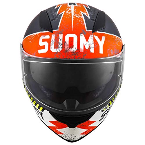 Suomy Speedstar Propeller - Casco de Moto Mate Anthr/Red, L