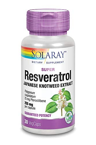 Super Resveratrol 30 cápsulas de Solaray
