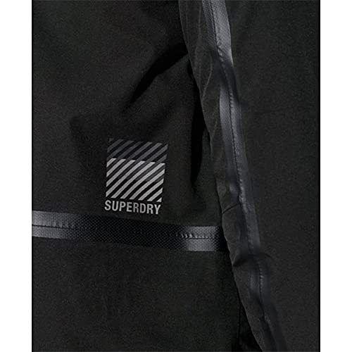 Superdry Chaqueta Expedition Shell, Negro, L para Hombre