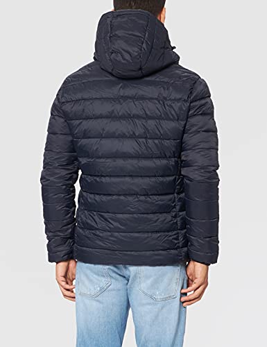 Superdry Classic Fuji Puffer Chaqueta para Hombre, Azul (Eclipse Navy), L