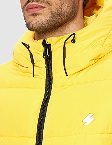 Superdry Con Capucha Chaqueta, Amarillo náutico, XL para Hombre