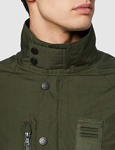 Superdry Field Jacket Chaqueta, Verde (Utl Olive T8m), M para Hombre