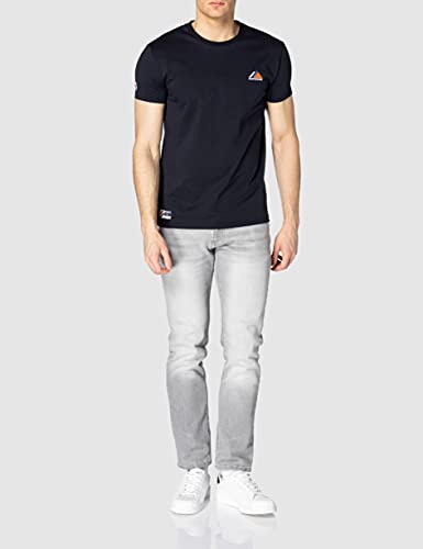 Superdry M1011086A Camiseta, Azul Oscuro, M para Hombre