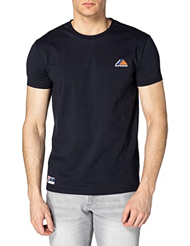 Superdry M1011086A Camiseta, Azul Oscuro, M para Hombre