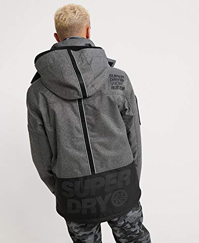 Superdry Ultimate Rescue Chamarra de Nieve para Hombre, Hombre, Color Black Tex Rock, tamaño Extra-Small